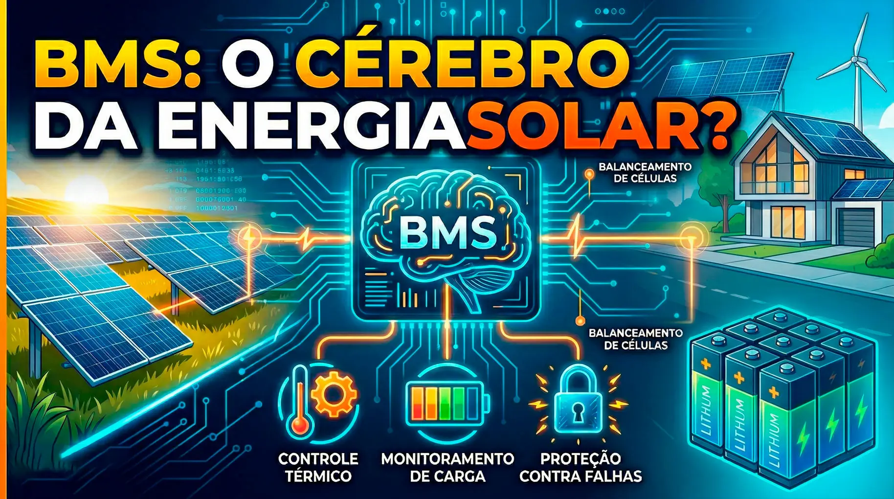 O que é um BMS: Sistema de Gerenciamento de Baterias para Energia Solar