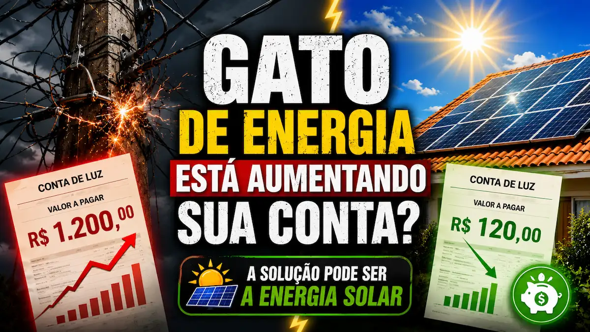 Gatos de Energia: O Impacto nas Contas de Luz e a Solução com Energia Solar